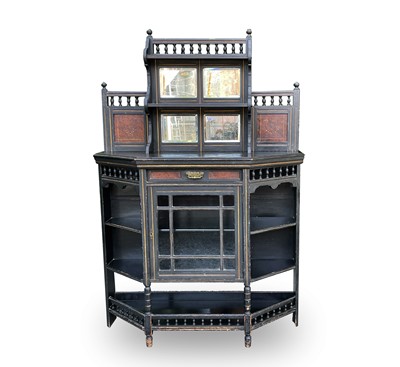 Lot 3044 - A Victorian ebonised Aesthetic movement...