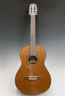 Lot 257 - An Admira Spanish-type classical guitar with...