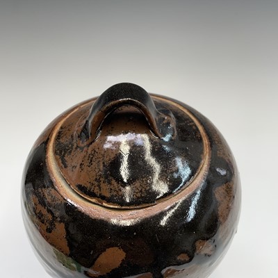 Lot 1030 - A Trevor Corser lidded pot, impressed makers...
