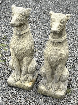 Lot 636 - A pair of Churchstone (limestone, sandstone...