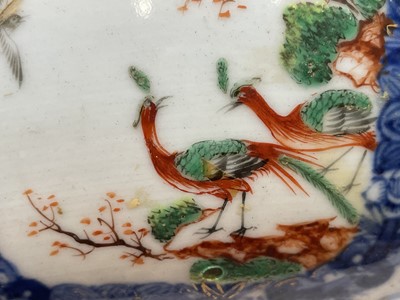 Lot 58 - A Chinese Export famille verte bowl, 18th...