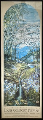 Masterworks of Louis Comfort Tiffany Museum of Art Poster 1990