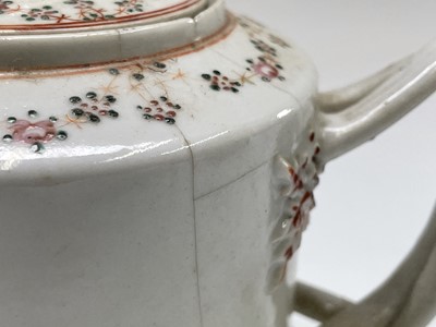 Lot 81 - Five Chinese porcelain teapots, 18th century,...