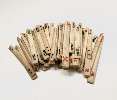 Lot 95 - A Chinese leather cased Mahjong set, early-mid...