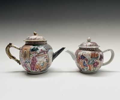 Lot 142 - Two Chinese Export porcelain Madarin pattern...