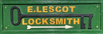 Lot 175 - A Locksmith's sign, mid 20th century, for...