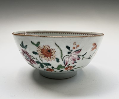 Lot 149 - A Chinese famille rose porcelain bowl, 18th...