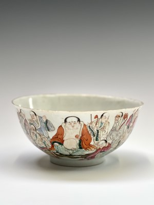 Lot 154 - A Chinese famille rose porcelain bowl,...