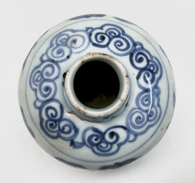 Lot 61 - A Chinese blue and white porcelain water pot,...