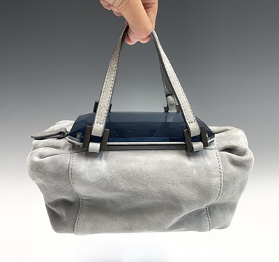 Lot 2833 - Fendi. To You Suede Mini Duffel Mirrored...