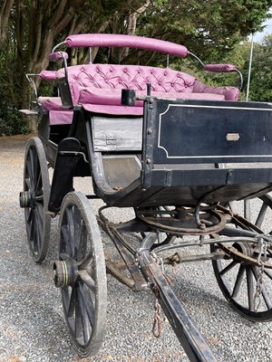 Lot 73 - A Swedish four-wheeled carriage or phaeton,...