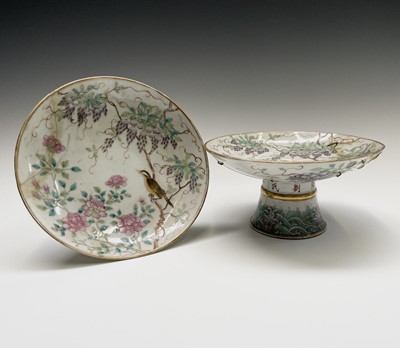 Lot 181 - A pair of Chinese famille verte porcelain...