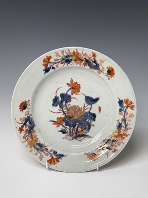 Lot 195 - Eight Chinese Imari porcelain plates, 18th...