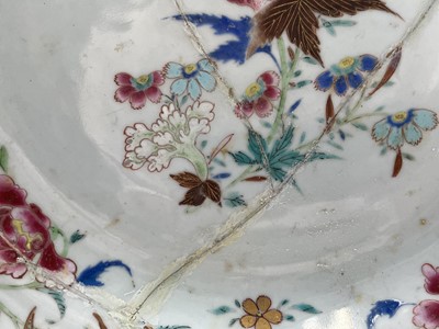 Lot 191 - Two large Chinese famille rose porcelain...