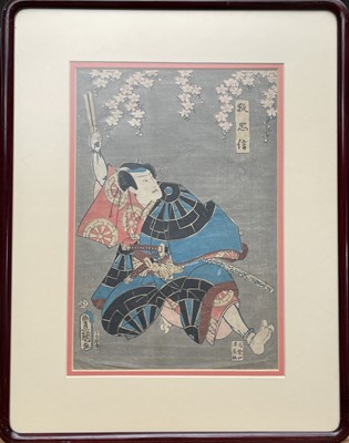 Lot 41 - A pair of Japanese original woodblock prints...