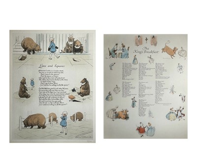 Lot 1437 - A.A. MILNE and E.H.SHEPARD ‘The King’s...