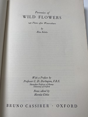 Lot 303 - ELSA FELSKO. 'Portraits of Wild Flowers'....