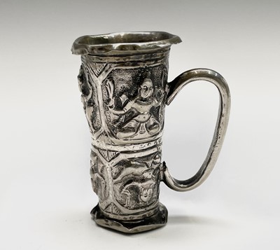 Lot 1041 - An Indian silver double ended spirit cup,...