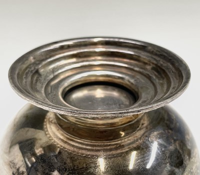 Lot 38 - A silver vase form sugar dredger by Edward...