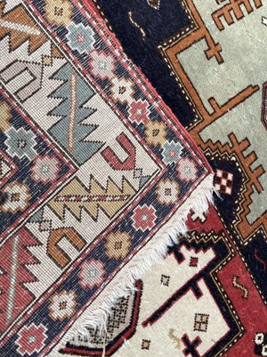 Lot 1284 - An Erivan rug, with Lesghi polychrome...