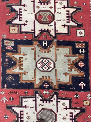 Lot 1284 - An Erivan rug, with Lesghi polychrome...