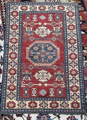 Lot 1284 - An Erivan rug, with Lesghi polychrome...