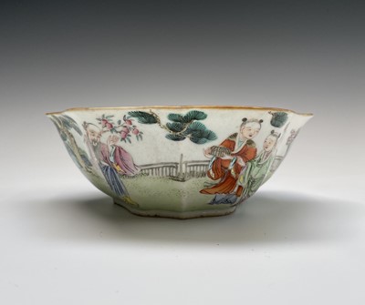 Lot 304 - A Chinese famille rose porcelain bowl,...