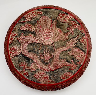 Lot 330 - A group of Chinese lacquered items, 20th...
