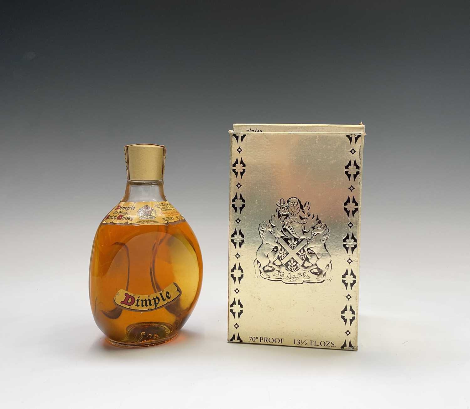 Lot 393 - One bottle John Haig & Co. Ltd. Dimple Scotch...