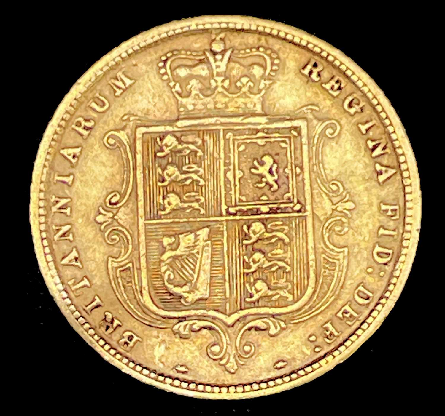 Lot 163 - Half-sovereign 1883