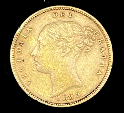 Lot 163 - Half-sovereign 1883