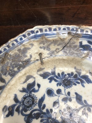 Lot 361 - Eleven Chinese porcelain blue and white plates...