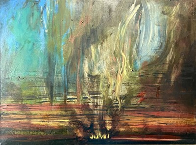 Lot 1228 - Terry SHAVE (1952) Fire Ring Oil on canvas...