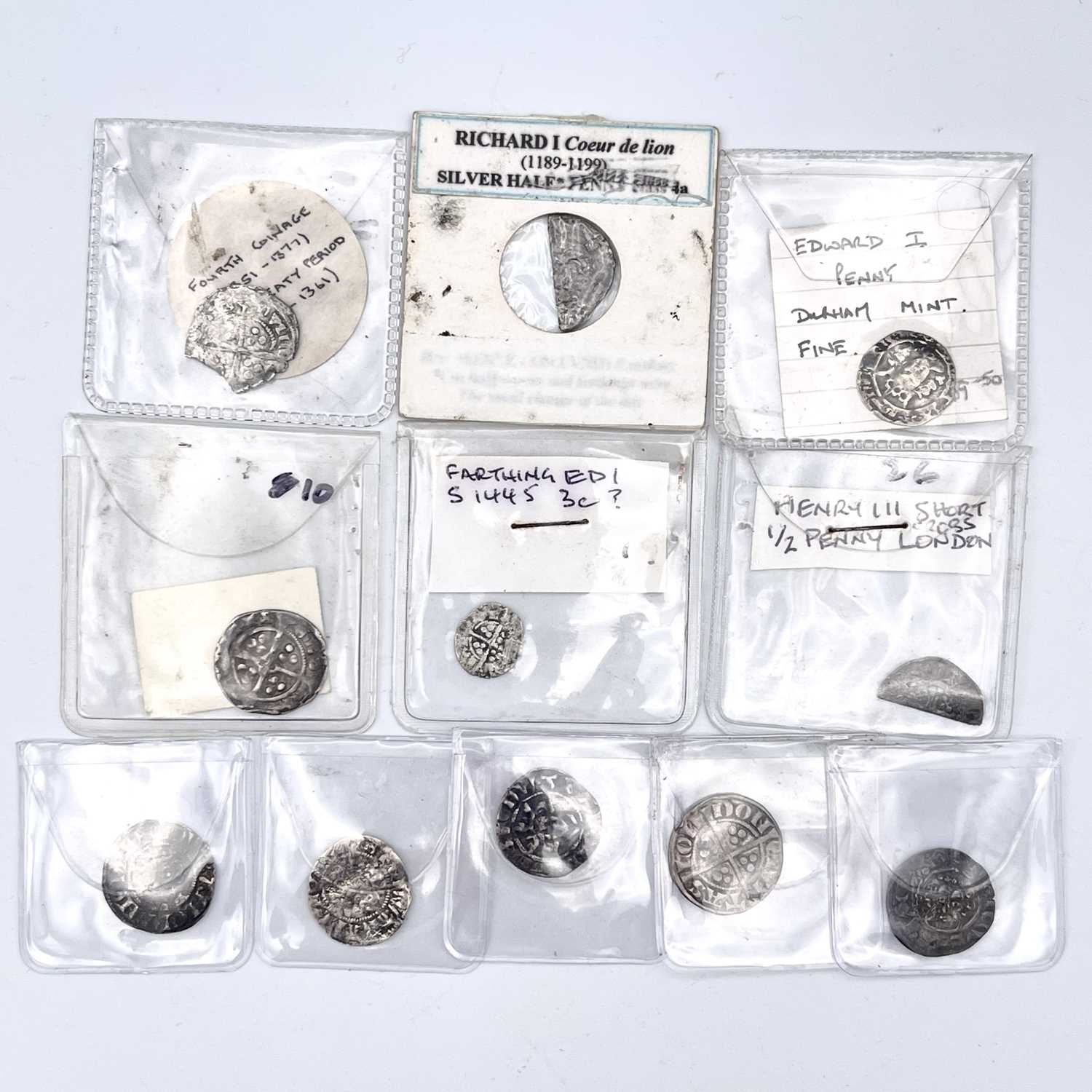 Lot 41 - Hammered Silver Pennies, etc Mixed lot of 11...