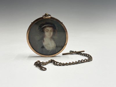 Lot 115 - Portrait miniature. After Élisabeth Louise...