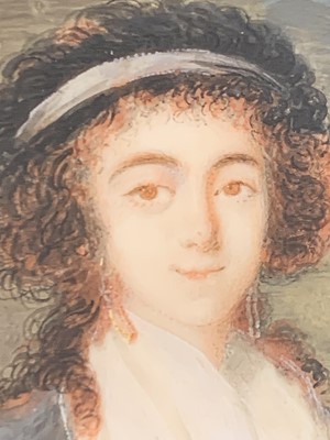 Lot 115 - Portrait miniature. After Élisabeth Louise...