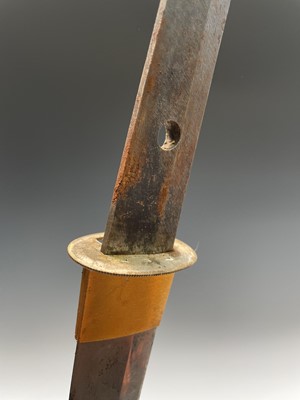 Lot 392 - A Japanese katana sword, 20th century, the...