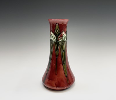 Lot 874 - A Minton Secessionist vase with tube lined...