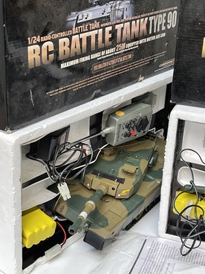 Lot 635 - Radio Controlled 1/24th Scale "Type 90 RC...