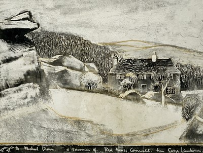 Lot 167 - George LAMBOURN (1900-1977) Red House Cornwall...