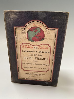 Lot 422 - MAPS- 'The Oarsman & Anglers Map of the River...