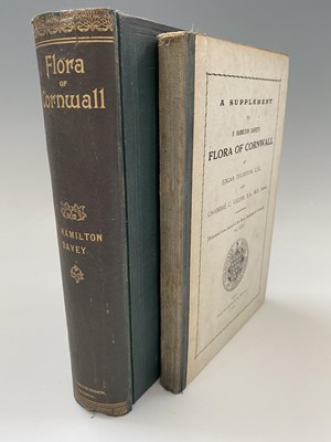 Lot 425 - F. HAMILTON DAVEY. 'Flora of Cornwall Being an...