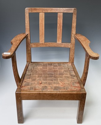 Lot 3103 - Robin Nance, An Arts and Crafts oak low open...