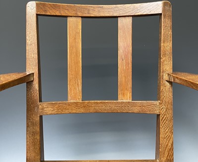 Lot 3103 - Robin Nance, An Arts and Crafts oak low open...