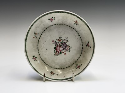 Lot 444 - A selection of twelve Chinese porcelain saucer...