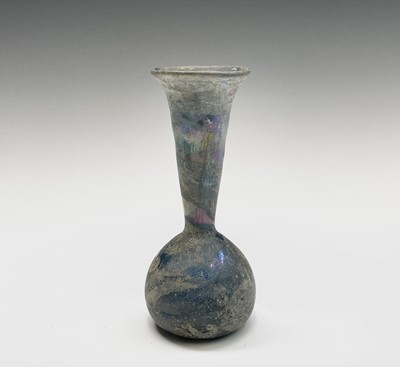 Lot 15 - Three iridescent glass vessels, possibly Roman,...