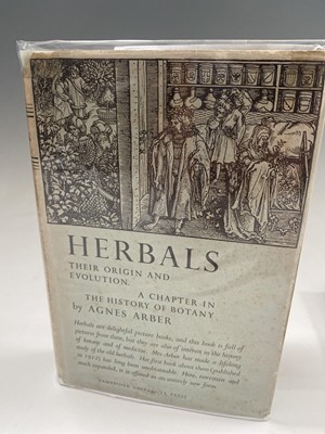 Lot 436 - AGNES ARBER. 'Herbals: Their Origin and...