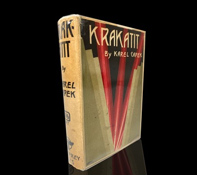 Lot 456 - KAREL CAPEK. 'Krakatit.' First edition in...