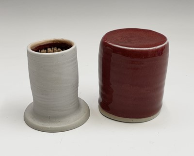Lot 859 - Lynda Jewell, A collection of Pierrot pottery,...