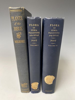 Lot 470 - HAROLD N. MOLDENKE. 'Plants of the Bible.'...